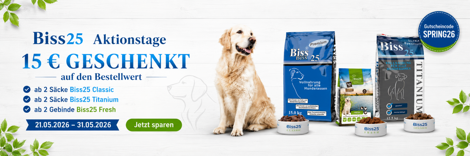 - Slider Aktionstage2026 1920x640 - Biss25 Premium Hundefutter Shop